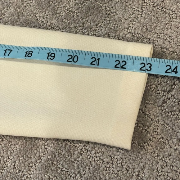 Gal Meets Glam Celeste Fit and Flare Ivory/White Long-Sleeve Dress, Size 6 - Picture 9 of 15